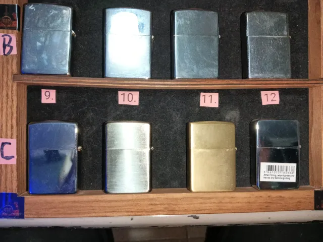 Mecheros tipo Zippo a eligir precio pieza Lote 55€