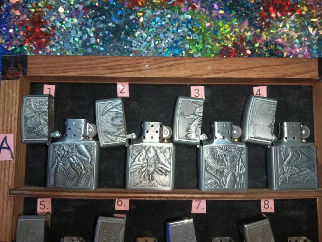 Mecheros tipo Zippo a eligir precio pieza Lote 55€