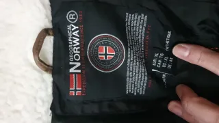 Chaqueta Norway Negra y Marrón