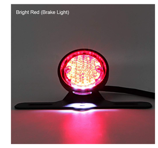 Fanale Posteriore LED Custom Moto Rotondo