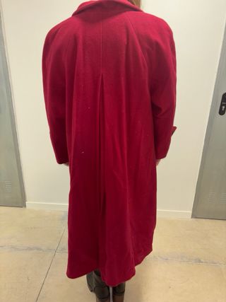 Abrigo largo lana y cachemira vintage