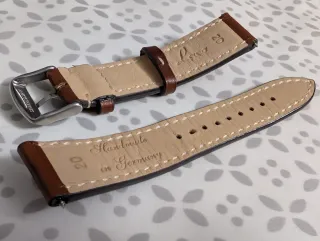 Correa Laco Piel Marrón 20mm