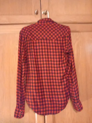 Camisa Polo Ralph Lauren cuadros rojo y negro