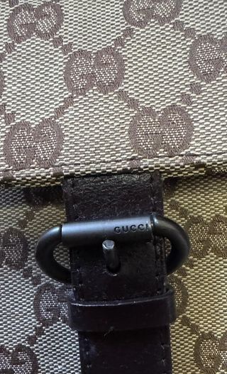 GUCCI BOLSO BANDOLERA HOMBRE MUJER MONOGRAM MARRON