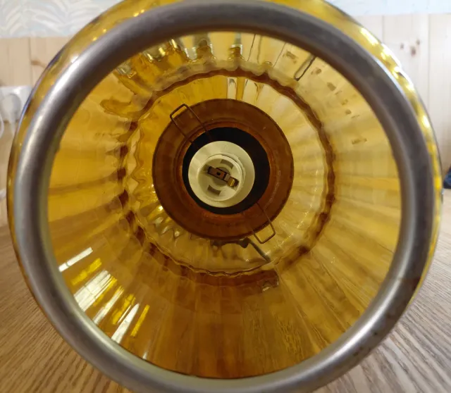 Lampade Vintage in Cristallo Arancione (2 unità)