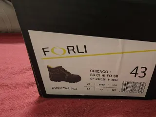 Zapatos de seguridad FORLI punta de acero