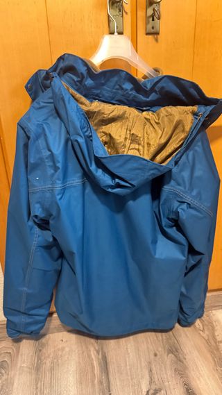 Chaqueta Quechua Impermeable Azul Talla L