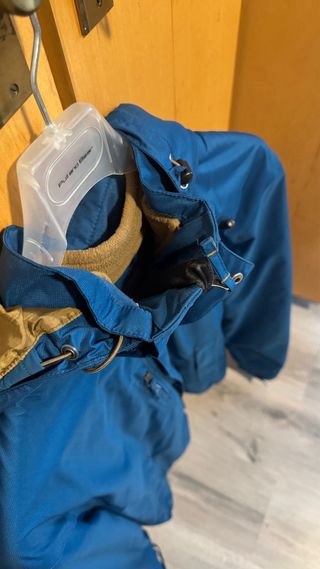 Chaqueta Quechua Impermeable Azul Talla L