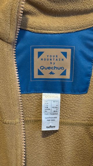Chaqueta Quechua Impermeable Azul Talla L