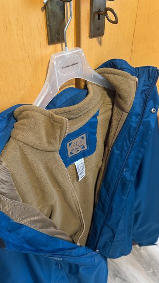 Chaqueta Quechua Impermeable Azul Talla L