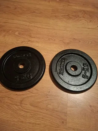 2 discos de pesa 5kg