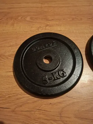 2 discos de pesa 5kg