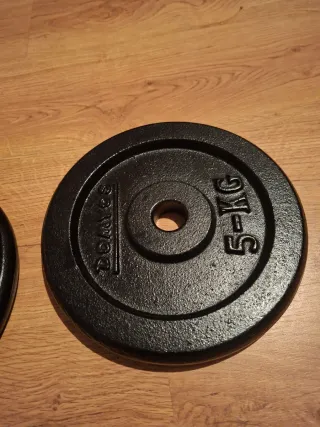 2 discos de pesa 5kg