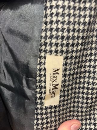 Americana Max Mara Pata de Gallo Made in Italy