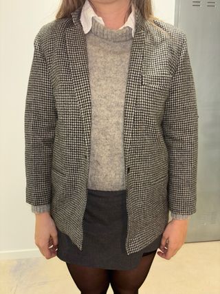 Americana Max Mara Pata de Gallo Made in Italy