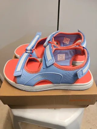 Sandalias Merrell Niña Azul Naranja