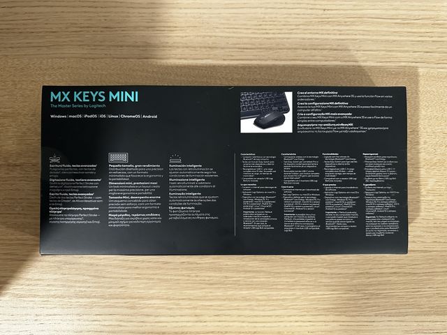 Teclado Logitech MX Keys Mini Graphite