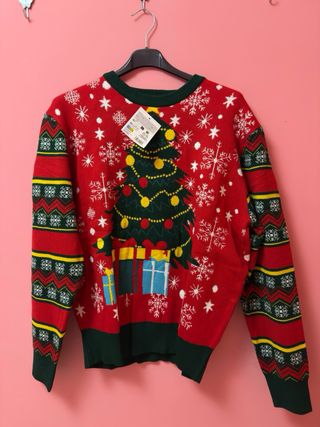 Jersey Navideño Rojo y Blanco