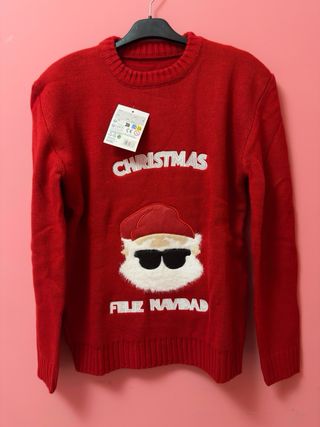 Jersey Navideño Rojo y Blanco