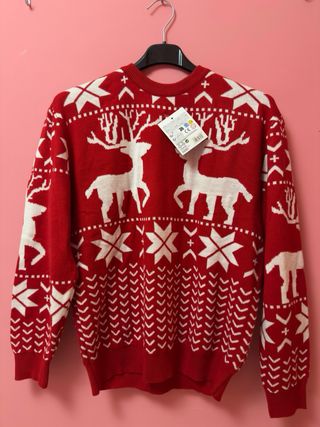 Jersey Navideño Rojo y Blanco