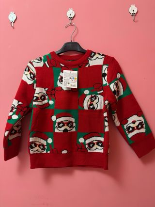 Jersey Navideño Rojo y Blanco