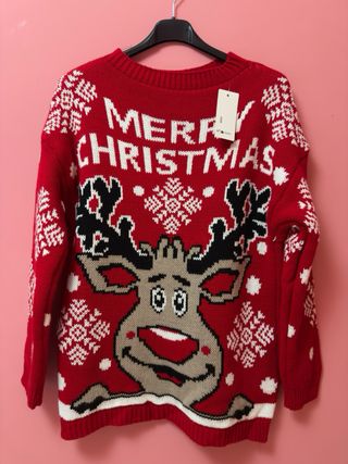 Jersey Navideño Rojo y Blanco