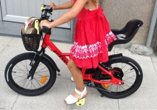 Bicicleta infantil B'twin roja