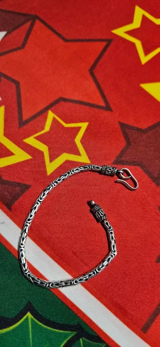 Bracciale snake in argento