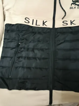 Sudadera Beige y Negra Hombre