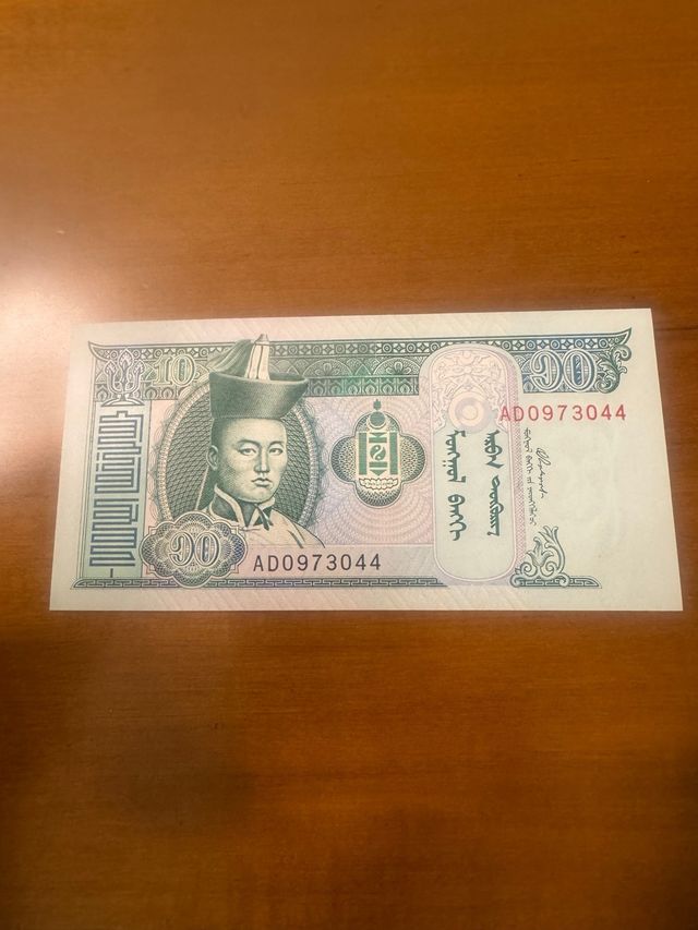 Banconota Mongolia 10 Togrog