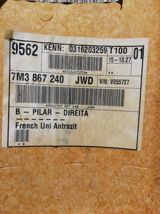 MOLDURA VOLKSWAGEN SHARAN (7M8)