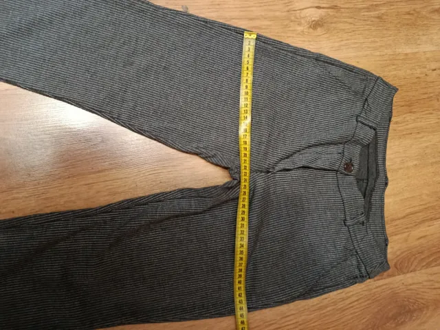 Pantalón rayas gris y beige Talla M