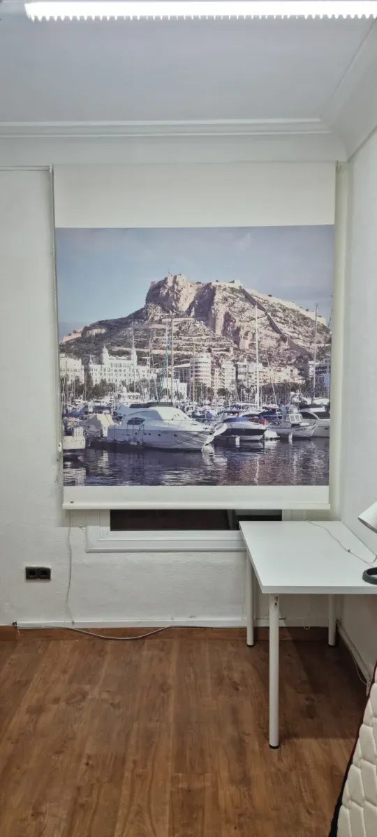 Cortinas con foto Puerto de Alicante