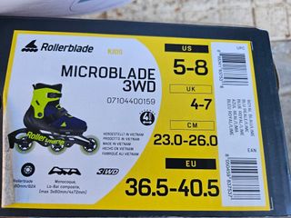Patines Rollerblade Microblade 3WD Talla 36.5-40.5