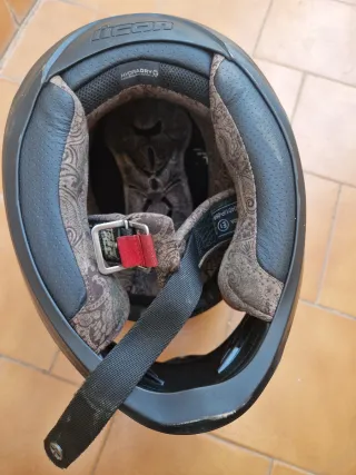 Casco Integral Negro Talla L