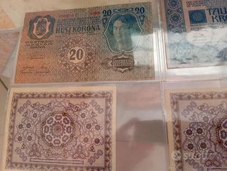 5 Banconote Impero Austro-Ungarico - Non Comuni