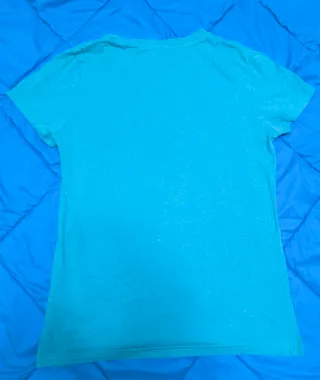 Camiseta Adidas Azul Logo Trefoil