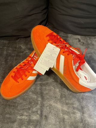Adidas Gazelle Naranja/Blanco