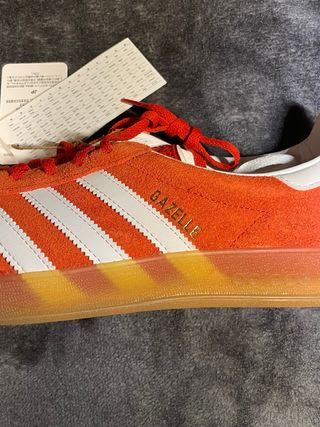 Adidas Gazelle Naranja/Blanco