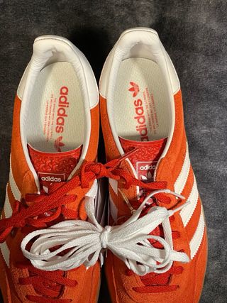 Adidas Gazelle Naranja/Blanco