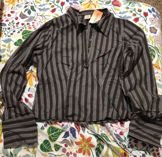 Camisa Rayas Forever 21x SHEIN Talla L