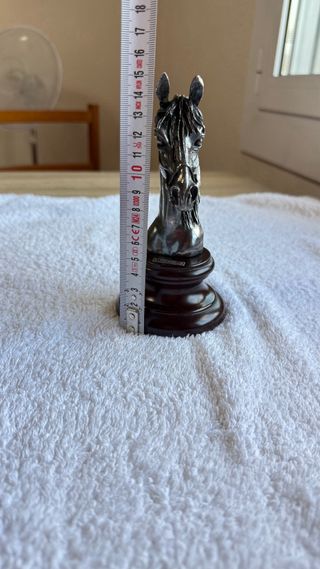 Busto cavallo vintage in argento