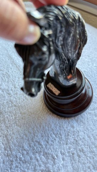 Busto cavallo vintage in argento