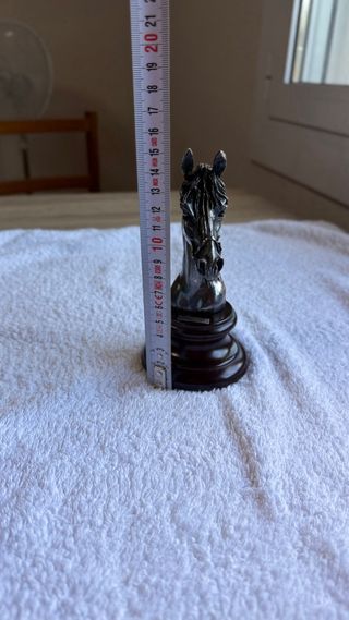 Busto cavallo vintage in argento