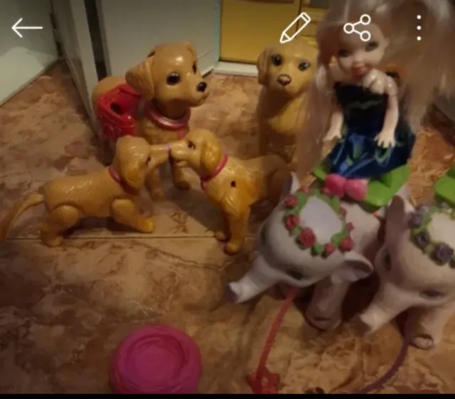 Lote Juguetes Barbie Casa y Accesorios