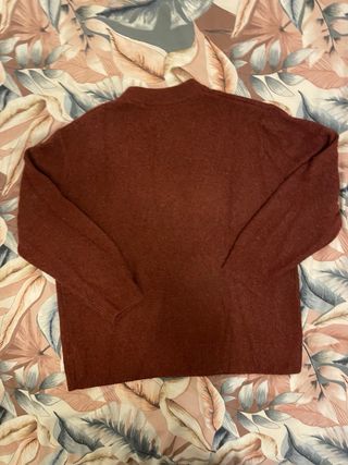 Jersey H&M Burdeos Talla L Hombre Rojo