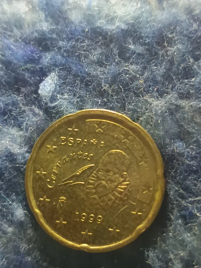 Moneda 20 Céntimos Cervantes