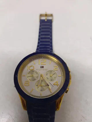 Reloj Tommy Hilfiger Azul y Dorado