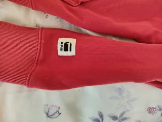 Sudaderas G-Star RAW Roja y blanca gris