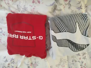 Sudaderas G-Star RAW Roja y blanca gris